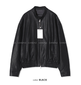 Bake Eco YKK Biker Leather Blouson Jacket