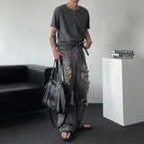 OA ハインフック ヘンリーネック ショートスリーブ Tシャツ (4 colors)