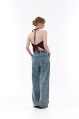  FINE HALTERNECK / BLACK