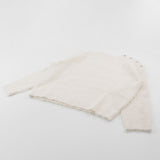 LMN フロムウールモヘアボタンラウンドニットウェア (3 colors)