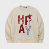 HAPPY Patchwork Sweatshirt