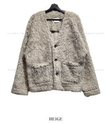 Logis Pocket Wool Knit Cardigan