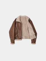 Cutting rider crop mustang jacket