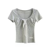 Mira Ribbon Slim Tee