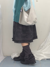 Number-printed color long sleeve