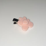 light pink flower hair clip (1pcs)