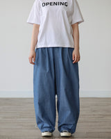  AIN DENIM WIDE PT 