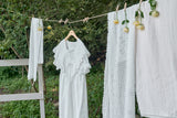ULLALA PAJAMA Lila Short-sleeve One-piece Ivory[24162WOSXN]