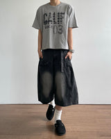 カーフプリントショートスリーブTシャツ