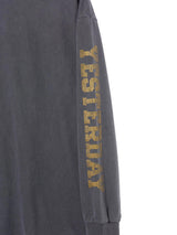 ASCLO Pigment Sleeve Lettering T Shirt (3color)