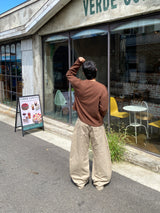 サド コットン カーブドパンツ 2C