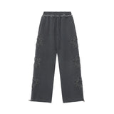 [ULKIN] MUGUNG Applique Sweatpants_Charcoal
