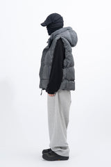 Andra Wrinkle Hood Padded Vest
