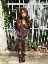 ローヴ スリムフィット フーディー ジップアップ