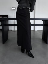 deep shade long skirt
