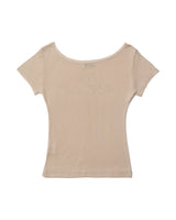 SO WHAT Half Sleeve T-shirt (BEIGE)