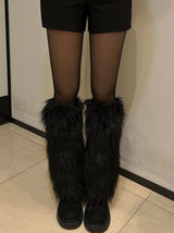 Wolf Fur Leg Warmers