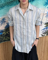 Tebe striped linen shirt