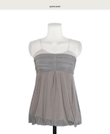 [ enigmatic purple💜 ] dusty violet volume tank top
