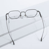 Knouun Square titanium glasses CODE. 102. A Dark Gray