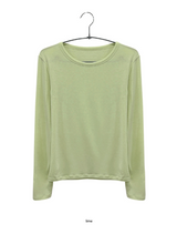 ベオスリムカラーベーシック長袖Tシャツ（5c）