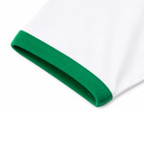 [Unisex] ベーシック ライン リンガー Tシャツ [WHITEGREEN]