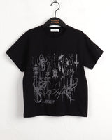 Pecon Tattoo Semi Crop Short Sleeve T-Shirt