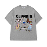 クレイジーホースグラフィックTシャツ (GRAY)