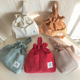 【MADE】Corduroy Pouch Bag - Red