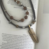 Coute Vintage Hippie Layered Necklace