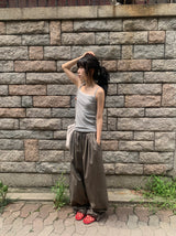 Lanie Summer Wide String Cotton Banding Pants