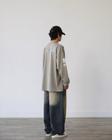 CROSS DEEP DENIM PANTS YB