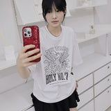 ダークユニコーンオーバーフィット半袖Tシャツ_WHITE