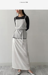 Feeling Tencel Round Neck T-shirt