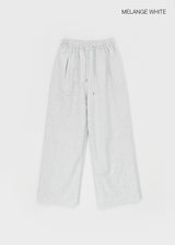[B-BASIC] Heavy Sweat Wide Two-Way Pants