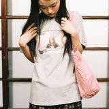 Cozy House Photo Tee - Grey