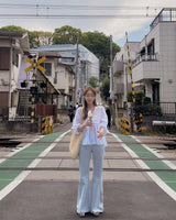 Jeanne wide denim pants