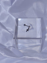 all surgical steel mini cross piercing