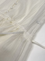 Somi See-through Frill Sleeveless Blouse