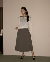 BACKLESS LONG ONE-PIECE (KHAKI)