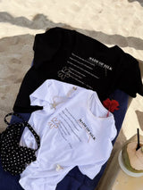 hand stitch big TEE