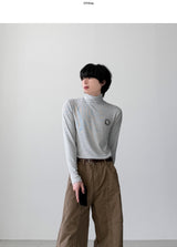 モノプリントポラーTシャツ