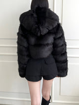 [Only Seow] 1107. Big hood fur crop jk (3color)