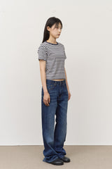 (W)ウェズ ブーツカット デニム