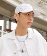 Chubasco ウィードパターンボールキャップ BCW017 ホワイト