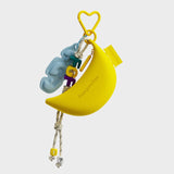 Mini EVA Banana Earbud Coin Pouch Keyring