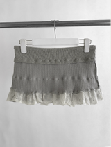 gray vicky lace cancan skirt