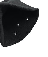 Triple cross rivet beanie