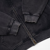 Void : Vintage Washed Zip Hoodie Black
