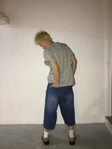 09 フラッグ セミクロップド ショートスリーブ Tシャツ(4c)